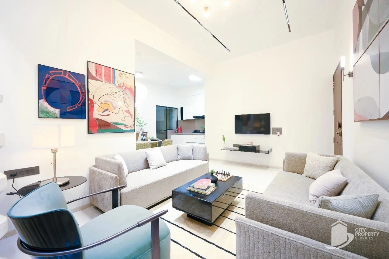 Shilp Serene, Shilaj, living room | City Property Services