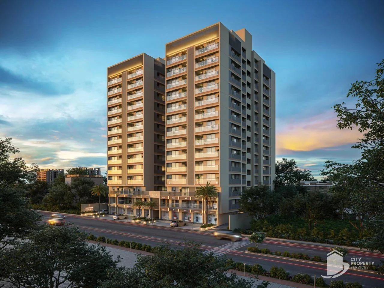 Shivaan Serenity, Tragad, exterior | City Property Services