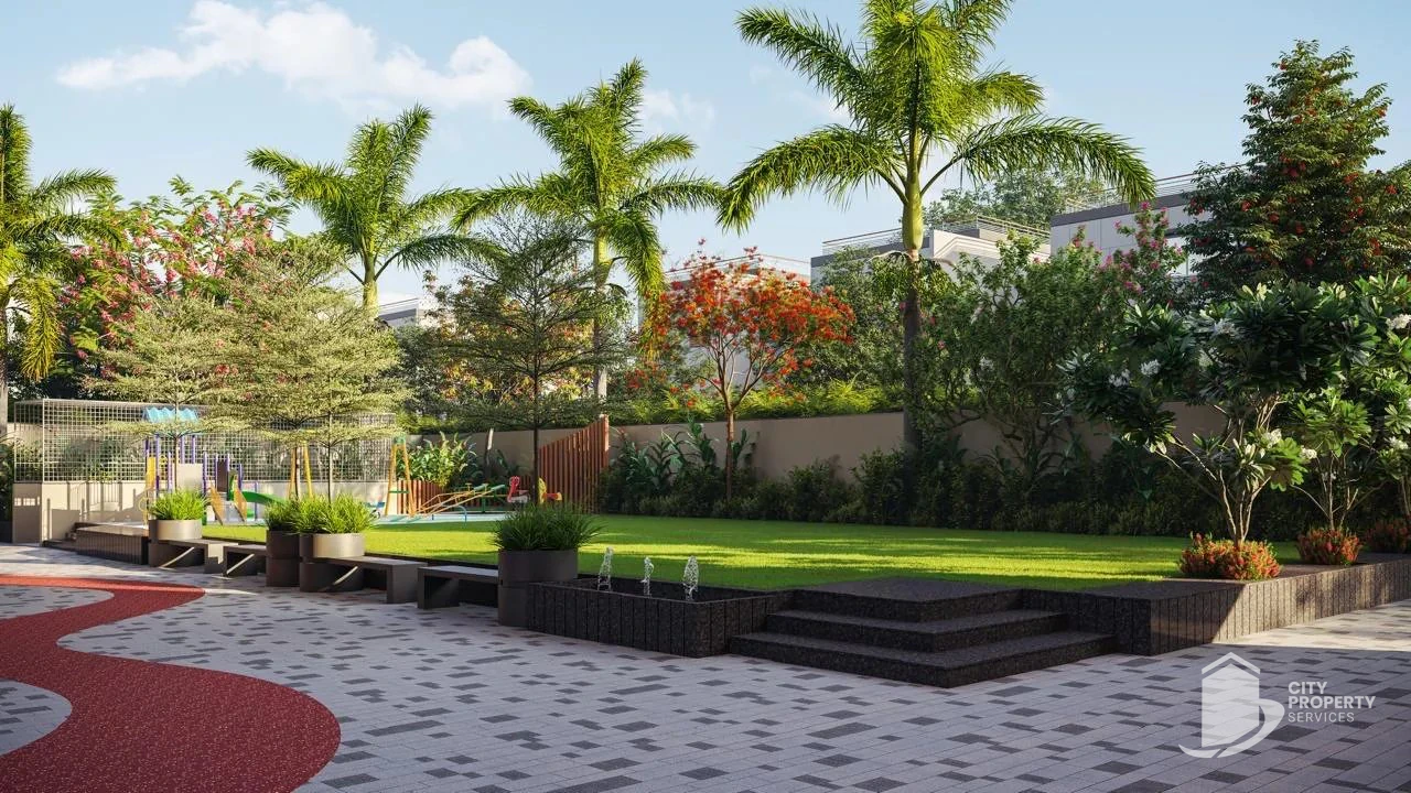 Shivaan Serenity, Tragad, landscape | City Property Services