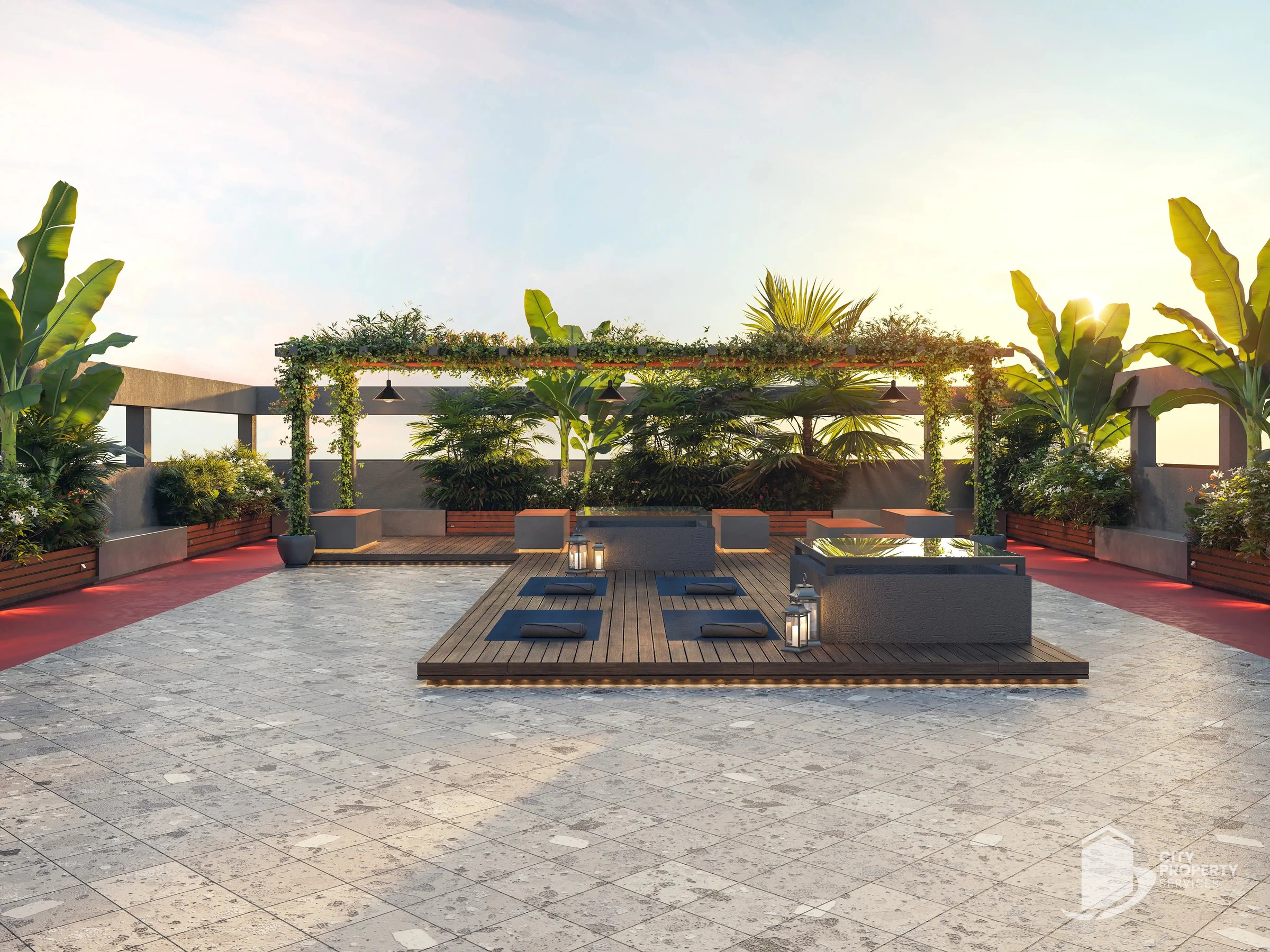 Shivaan Serenity, Tragad, rooftop | City Property Services