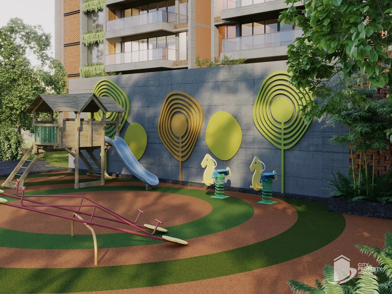 Shivalik Edge, Bopal, kids' play area | City Property Services