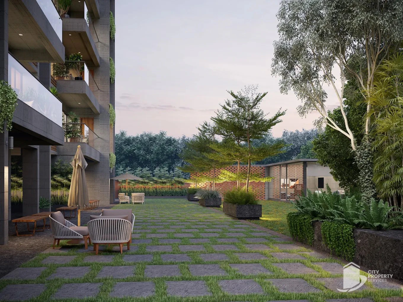 Shivalik Edge, Bopal, landscape | City Property Services