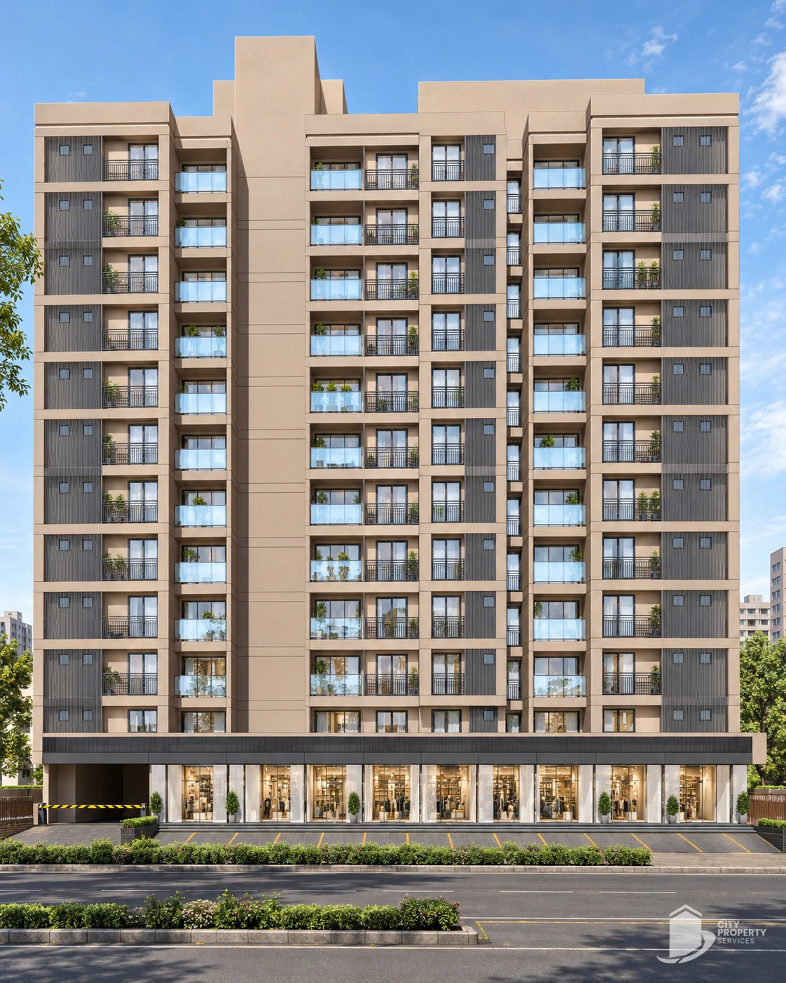 Shreekar Aspire, Bhadaj, exterior | City Property Services