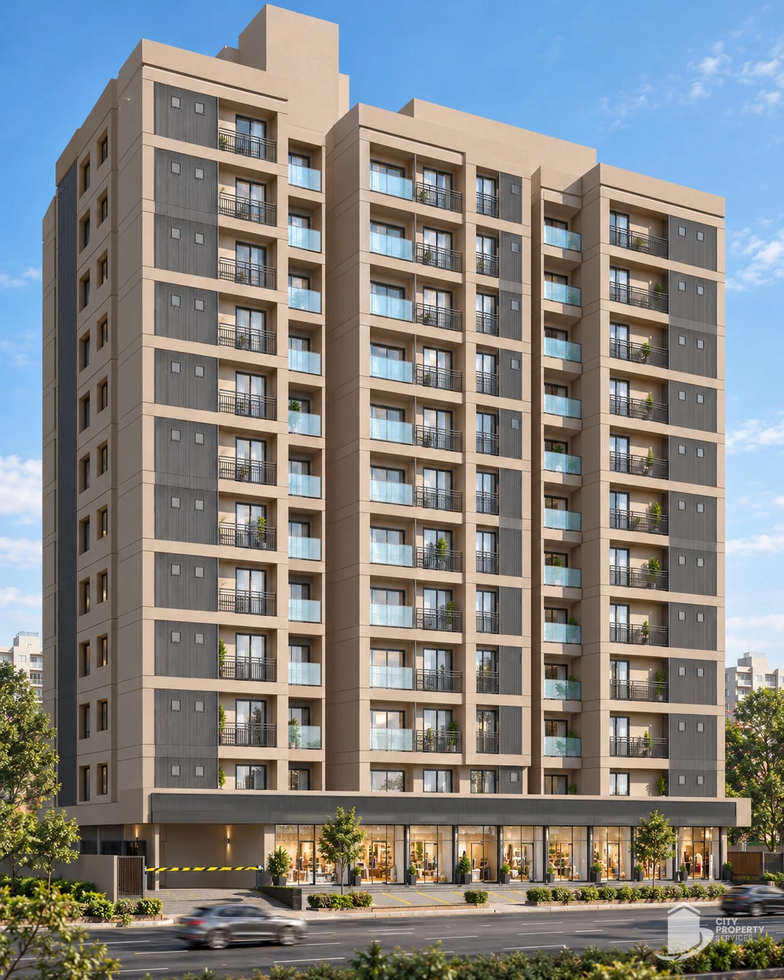 Shreekar Aspire, Bhadaj, exterior | City Property Services