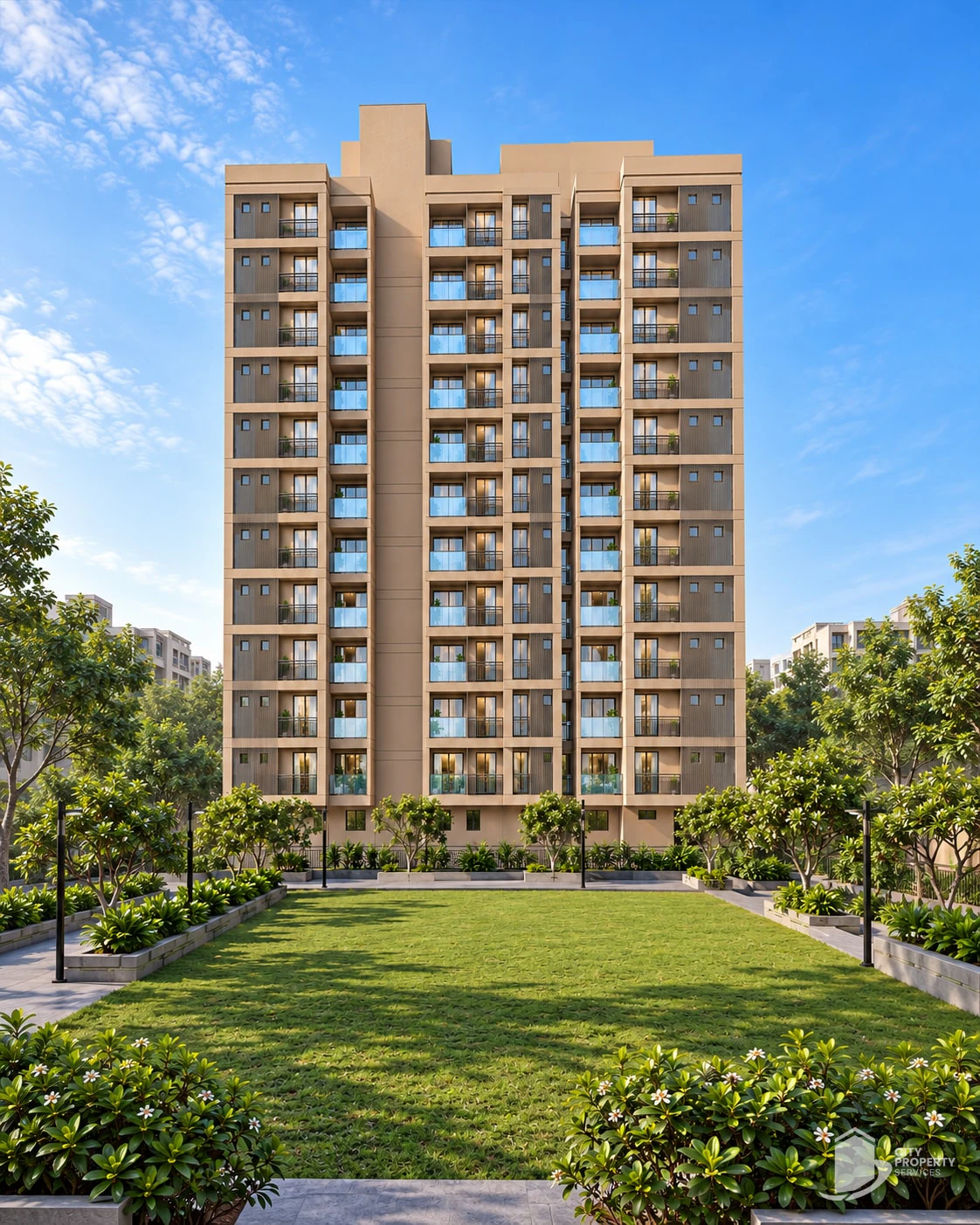 Shreekar Aspire, Bhadaj, landscape | City Property Services