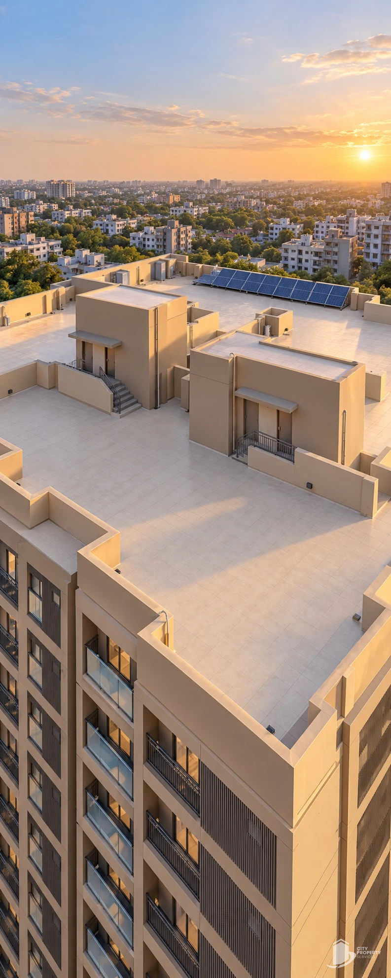 Shreekar Aspire, Bhadaj, rooftop | City Property Services