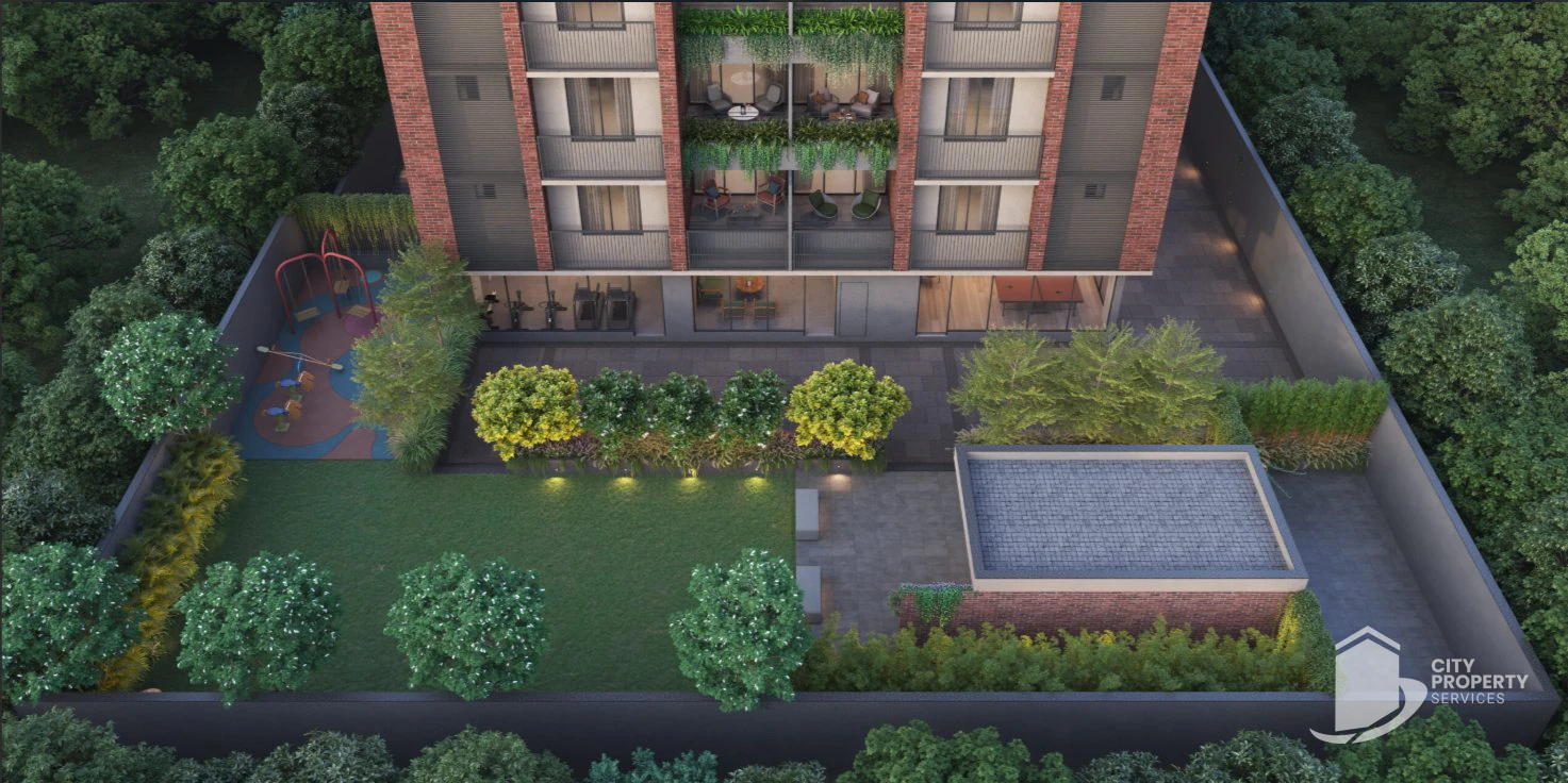 Shreemad 94, Bhadaj, aerial view | City Property Services