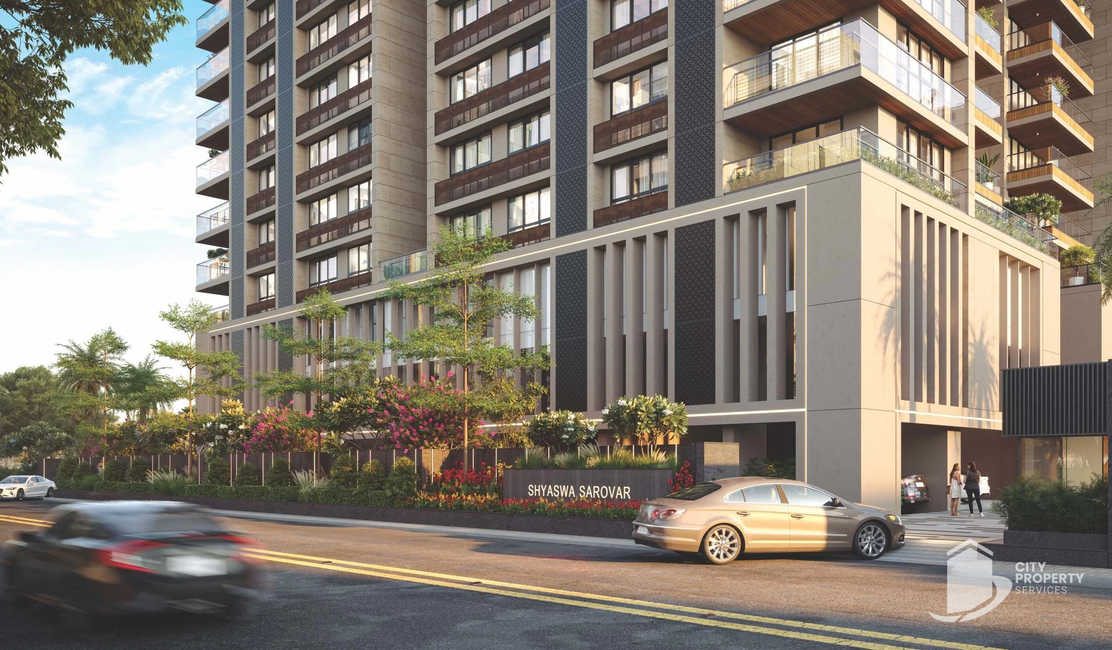 Shyaswa Sarovar, Shilaj, entrance | City Property Services