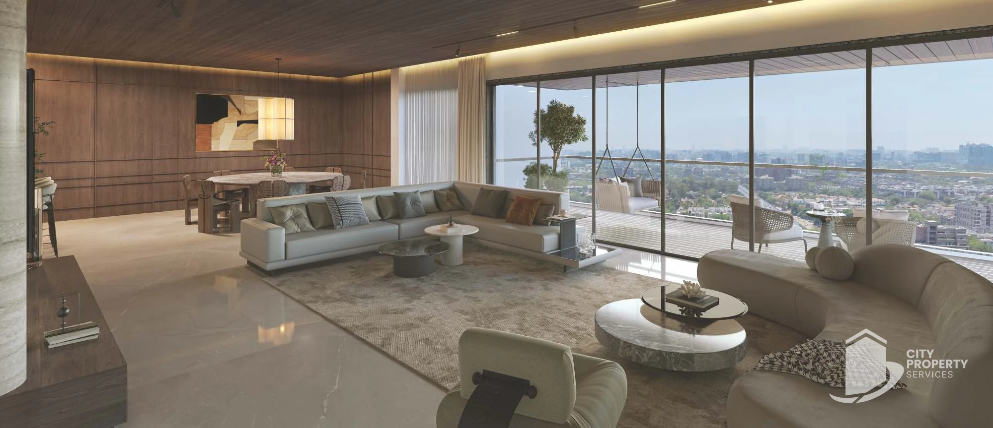 Shyaswa Sarovar, Shilaj, living room | City Property Services