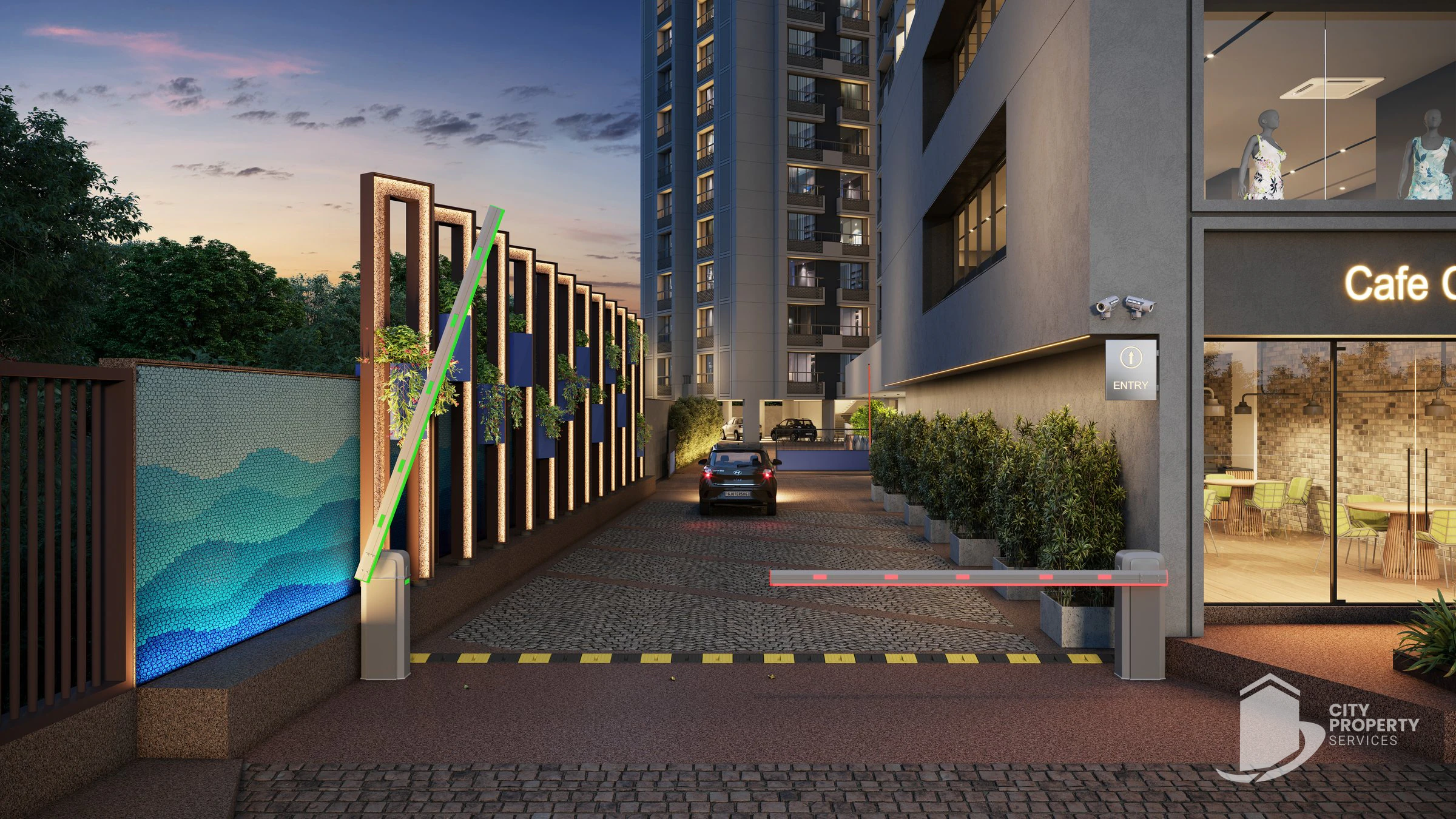 Sun Urban Park, Bopal, entrance | City Property Services