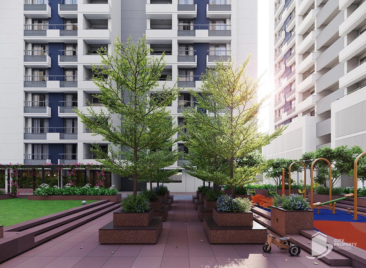 Sun Urban Park, Bopal, landscape | City Property Services