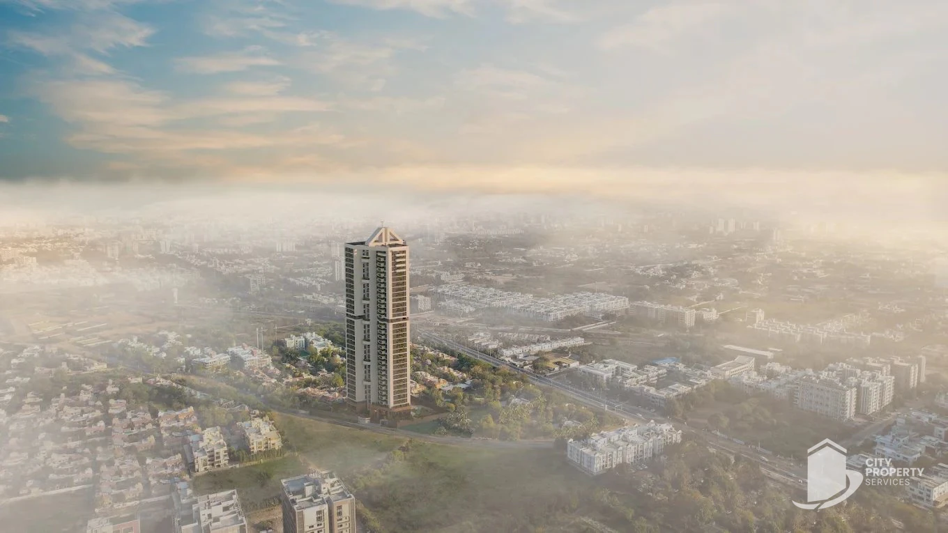 The 31st, Thaltej, aerial view | City Property Services