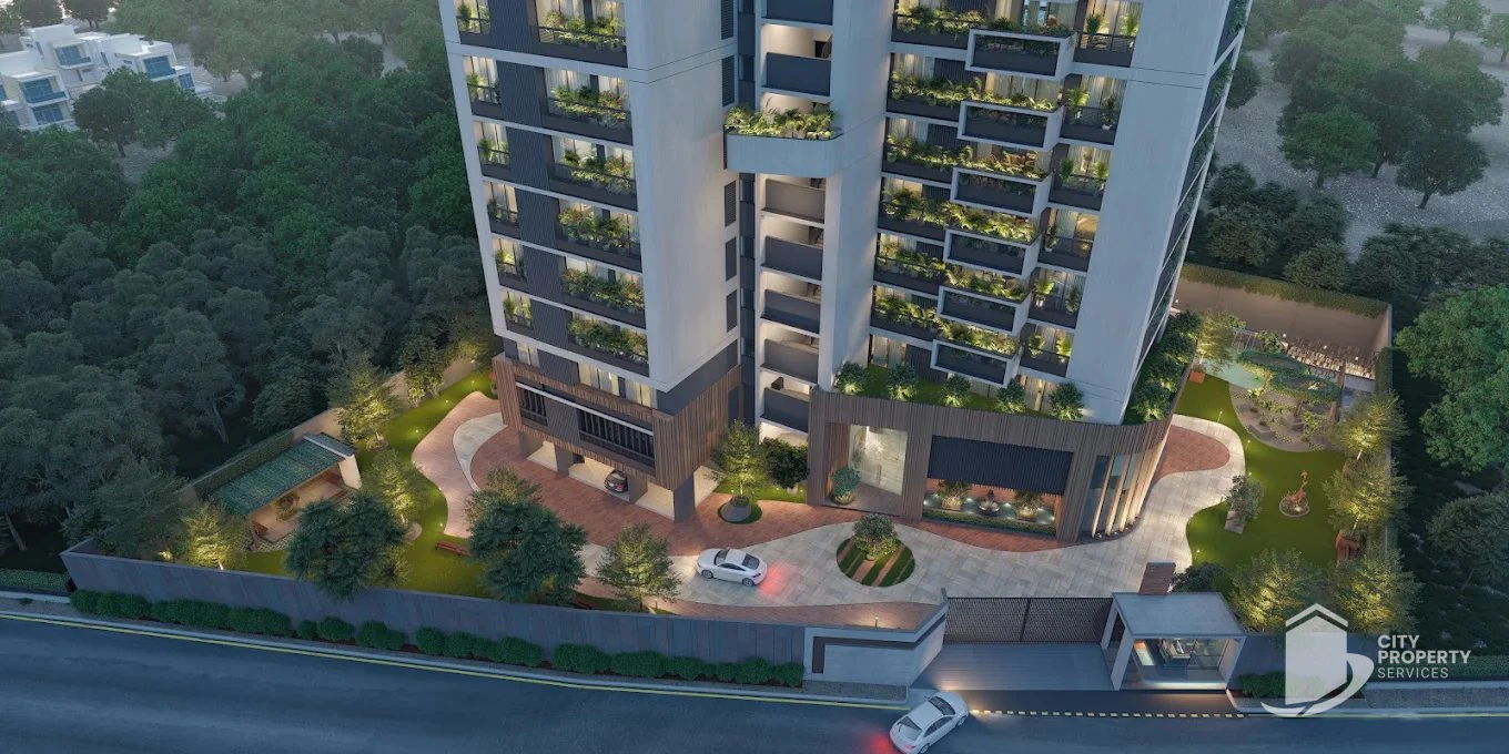 The 31st, Thaltej, aerial view | City Property Services