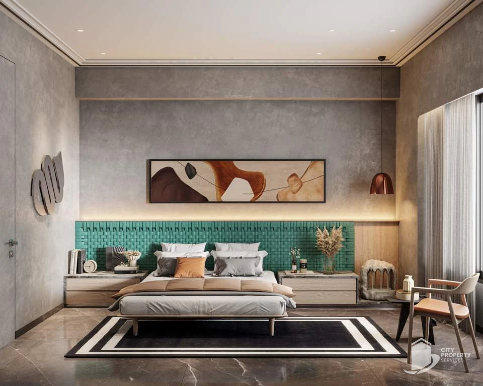 The 31st, Thaltej, bedroom | City Property Services