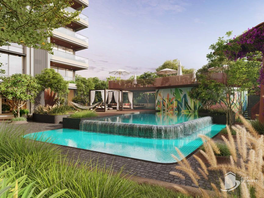 The Beaumonde, Thaltej, swimming pool | City Property Services