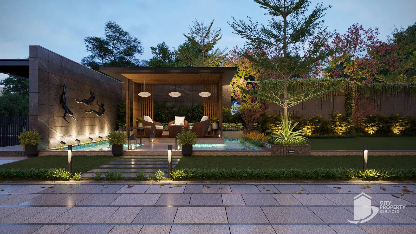 The Evara, Ognaj, landscape | City Property Services