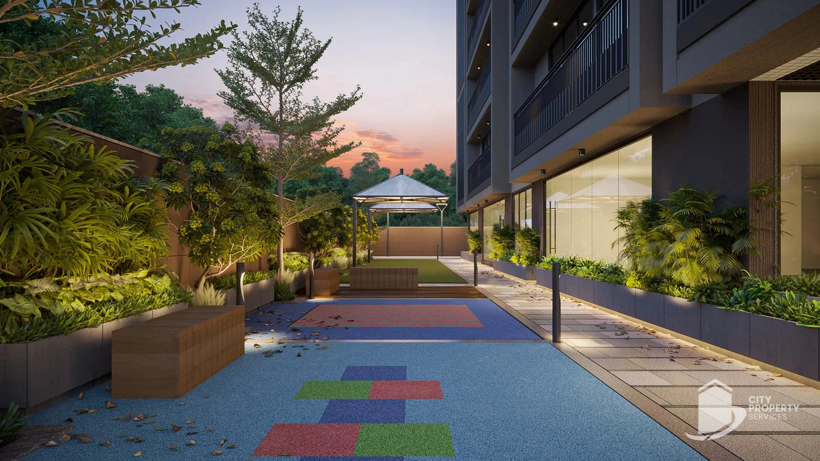 The Evara, Ognaj, landscape | City Property Services