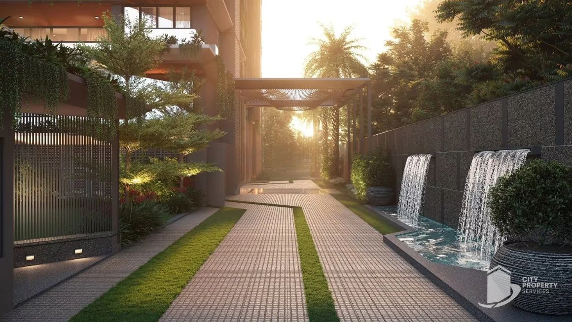 The Fourfront Residency, Thaltej, landscape | City Property Services