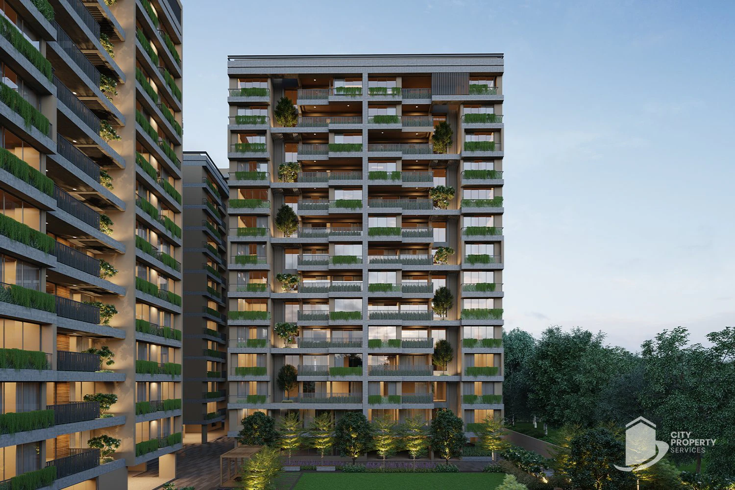 The Gold Sky Villa, Science City, exterior | City Property Services