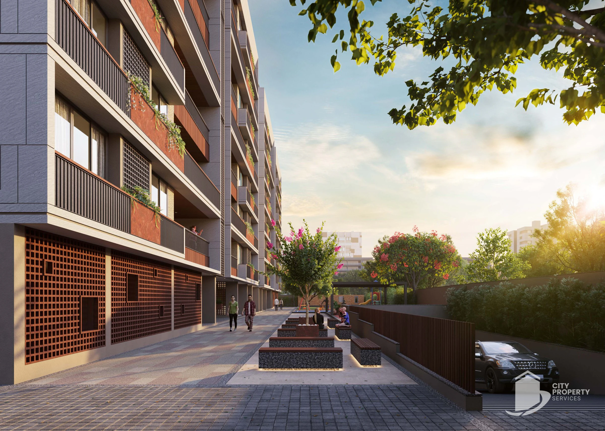 The Indus, Sindhu Bhavan Road, landscape | City Property Services