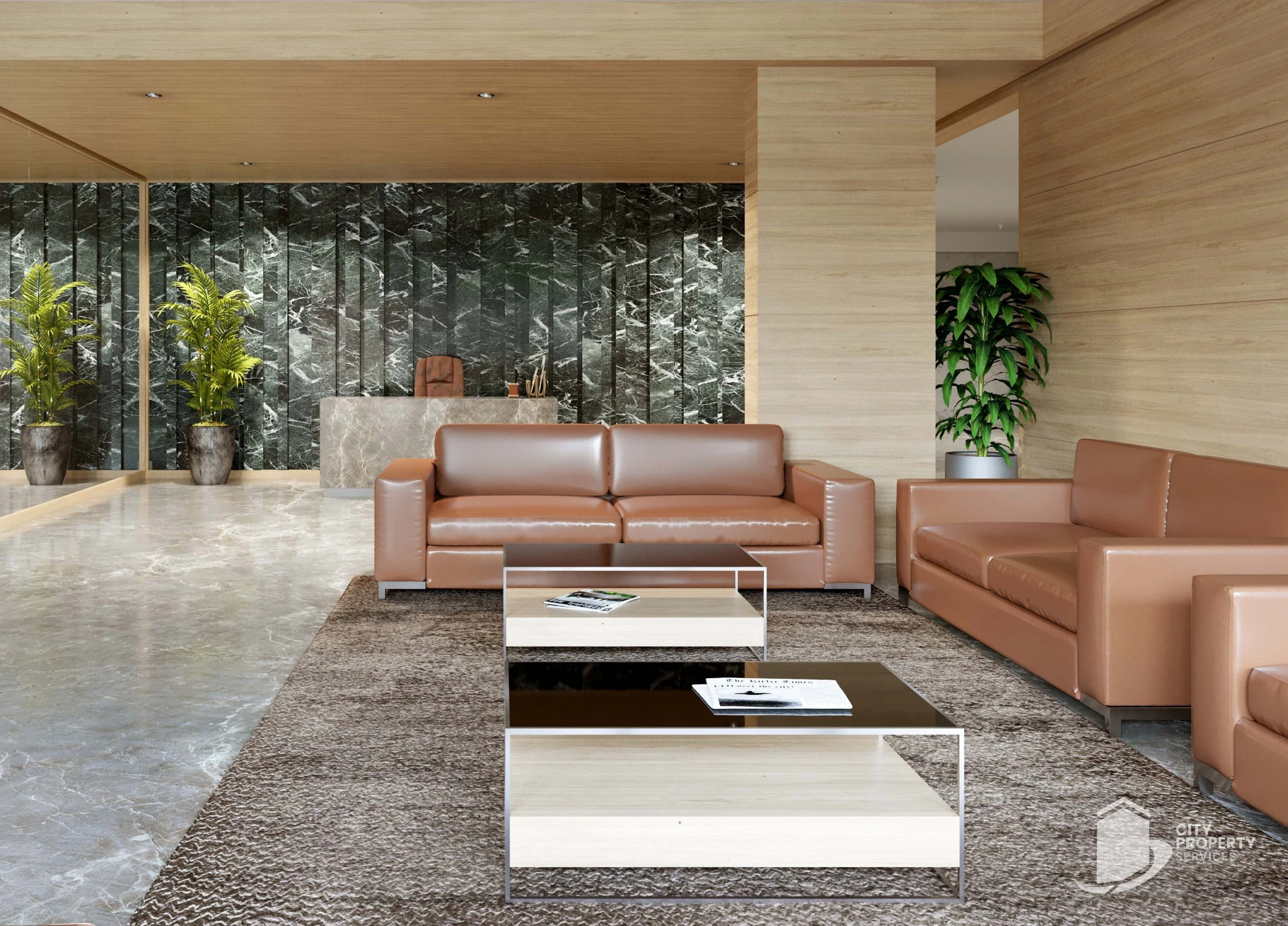 The Indus, Sindhu Bhavan Road, lobby | City Property Services