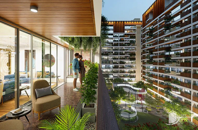 The Nest, Vaishnodevi Circle, balcony | City Property Services