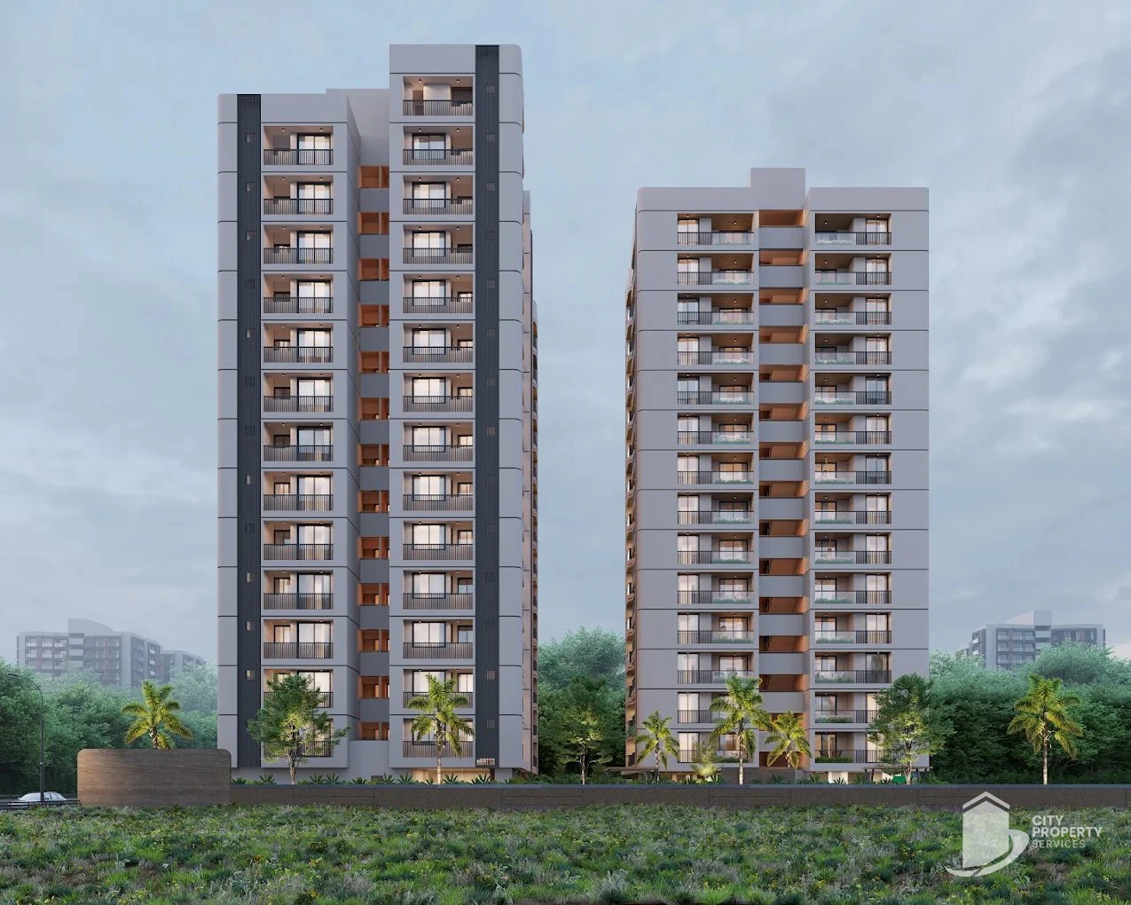 The Q, Vaishnodevi Circle, exterior | City Property Services