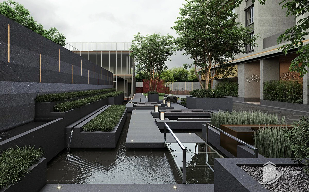 The Quad, Thaltej, landscape | City Property Services