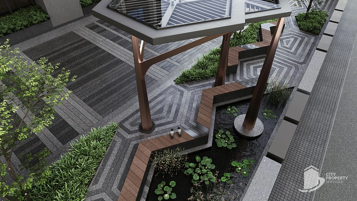 The Quad, Thaltej, landscape | City Property Services