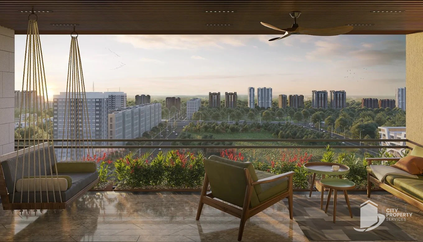 The Regal, Vaishnodevi Circle, balcony | City Property Services