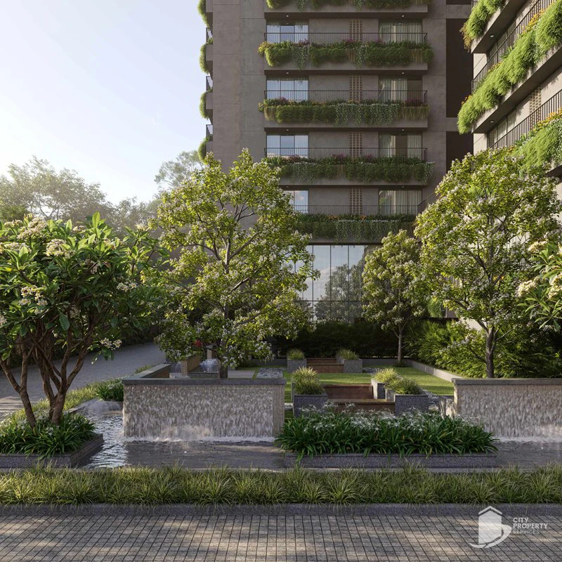 The Sovereign, Thaltej, landscape | City Property Services