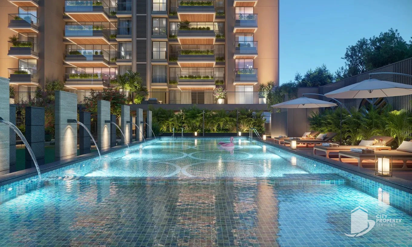 The Taurus, Vaishnodevi Circle, swimming pool | City Property Services
