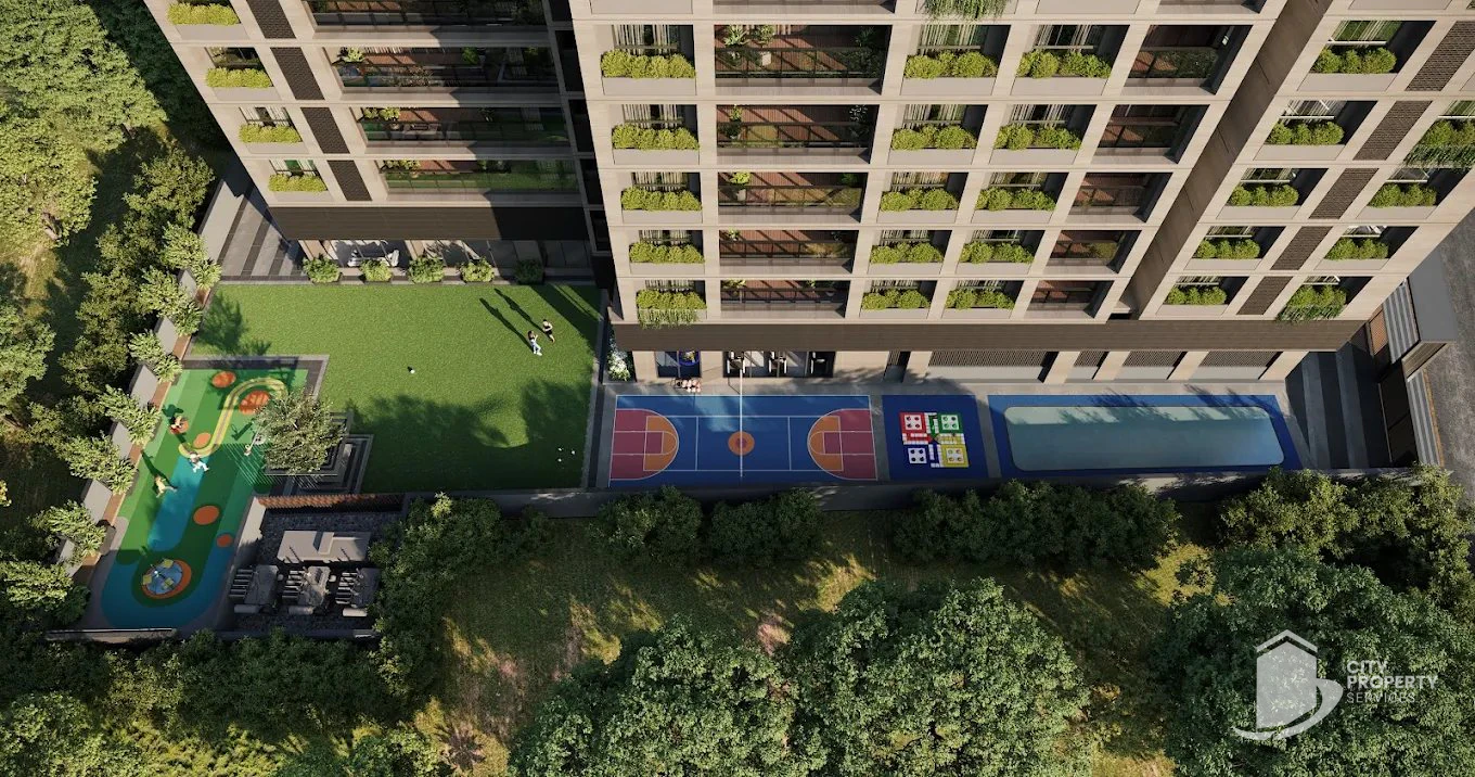 The Valinor, Bodakdev, aerial view | City Property Services