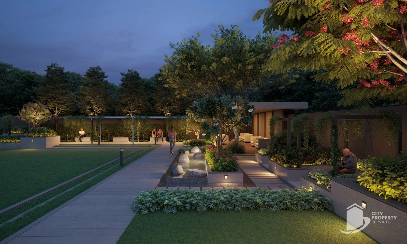 Times Trinity, Thaltej, landscape | City Property Services