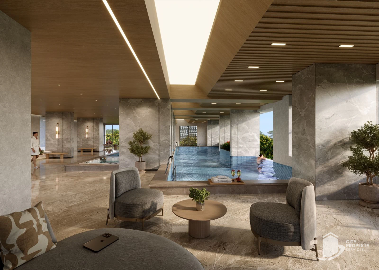 Times Trinity, Thaltej, swimming pool | City Property Services