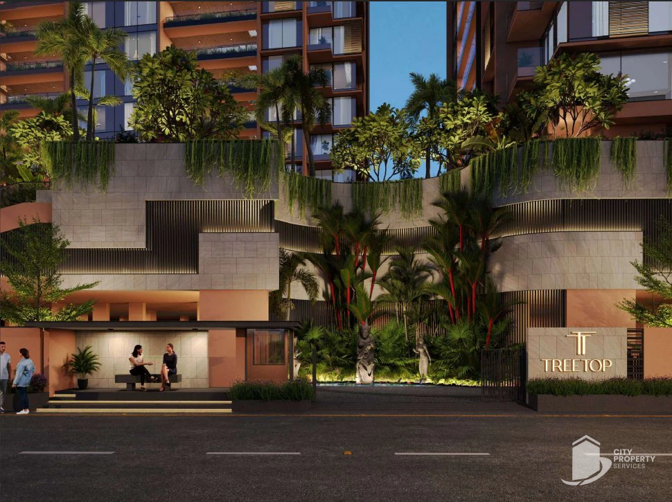 Treetop, Thaltej, entrance | City Property Services