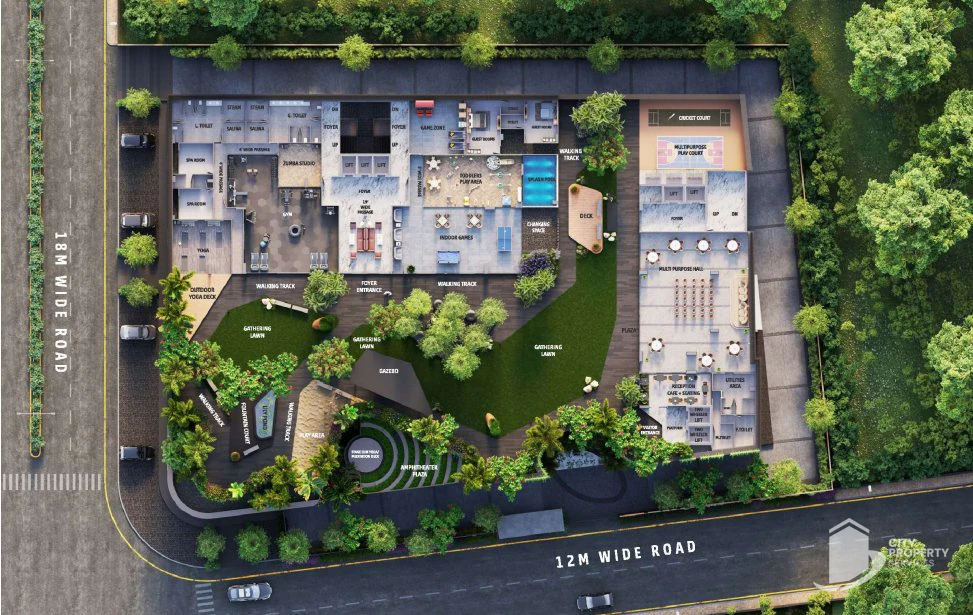 Treetop, Thaltej, aerial view | City Property Services