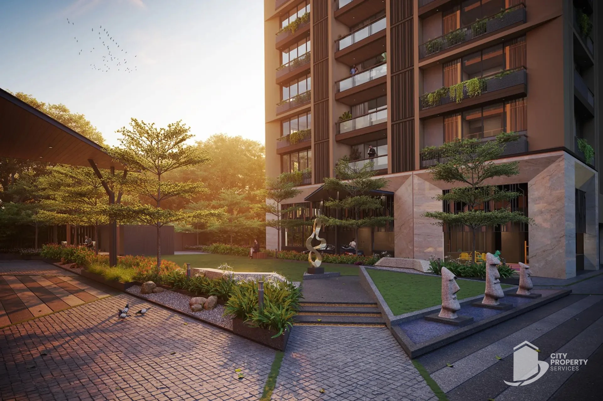 Triveni 84, Ambli, landscape | City Property Services