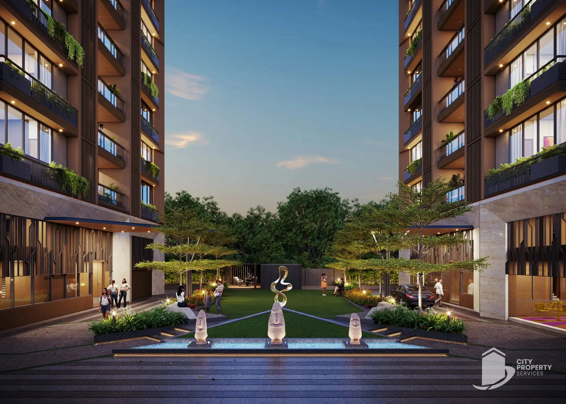 Triveni 84, Ambli, landscape | City Property Services