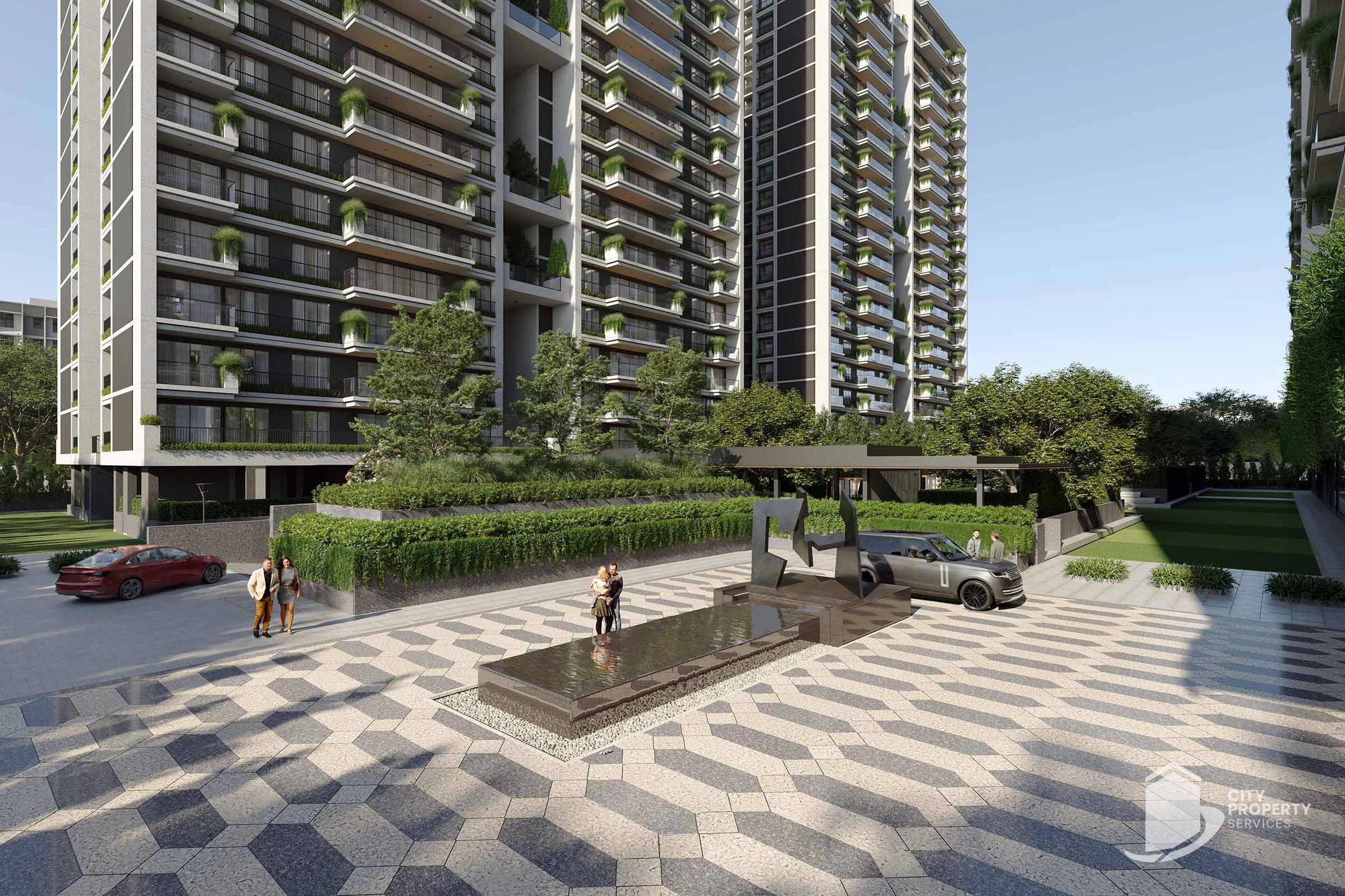 Trogon Centre Court, Vaishnodevi Circle, entrance | City Property Services