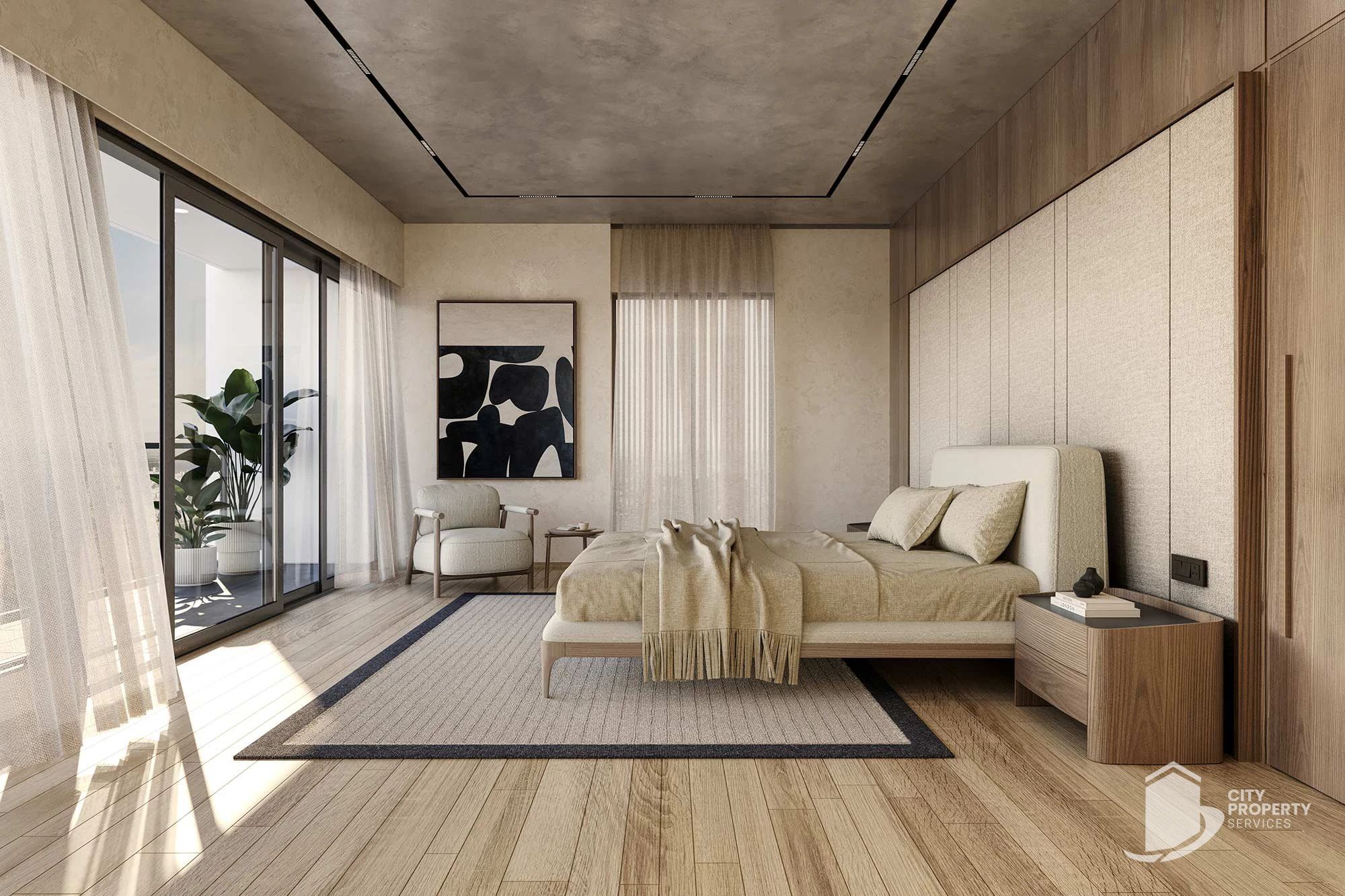 Trogon Centre Court, Vaishnodevi Circle, bedroom | City Property Services
