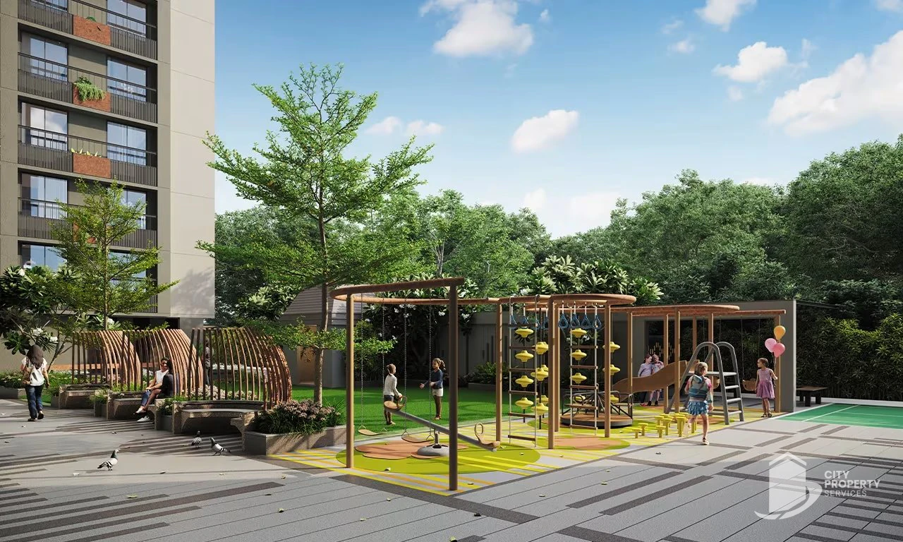 Viburnum, Shilaj, kids' play area | City Property Services