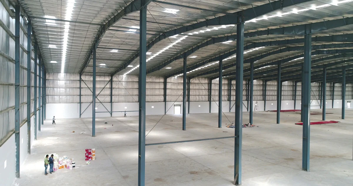 Warehouse in Vadala, Ahmedabad, interior view | City Property Services