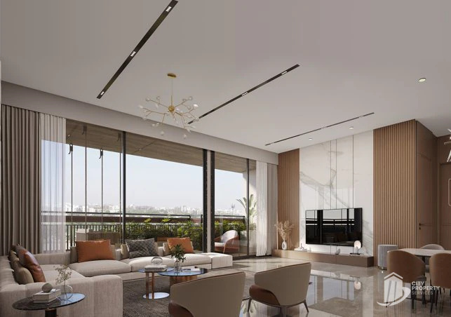 Western Luxuria, Vaishnodevi Circle, living room | City Property Services