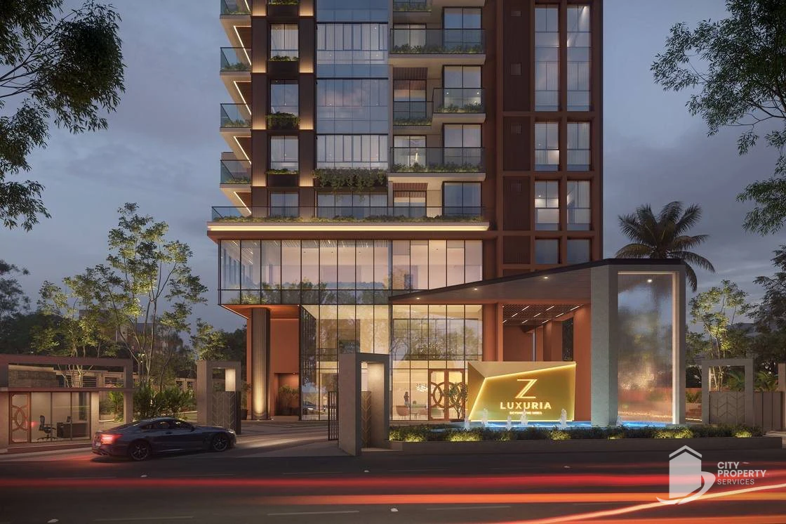 Z Luxuria, Thaltej, entrance | City Property Services
