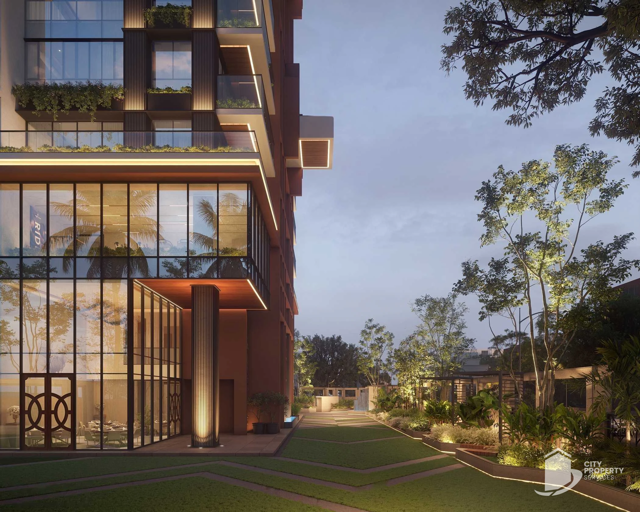 Z Luxuria, Thaltej, landscape | City Property Services