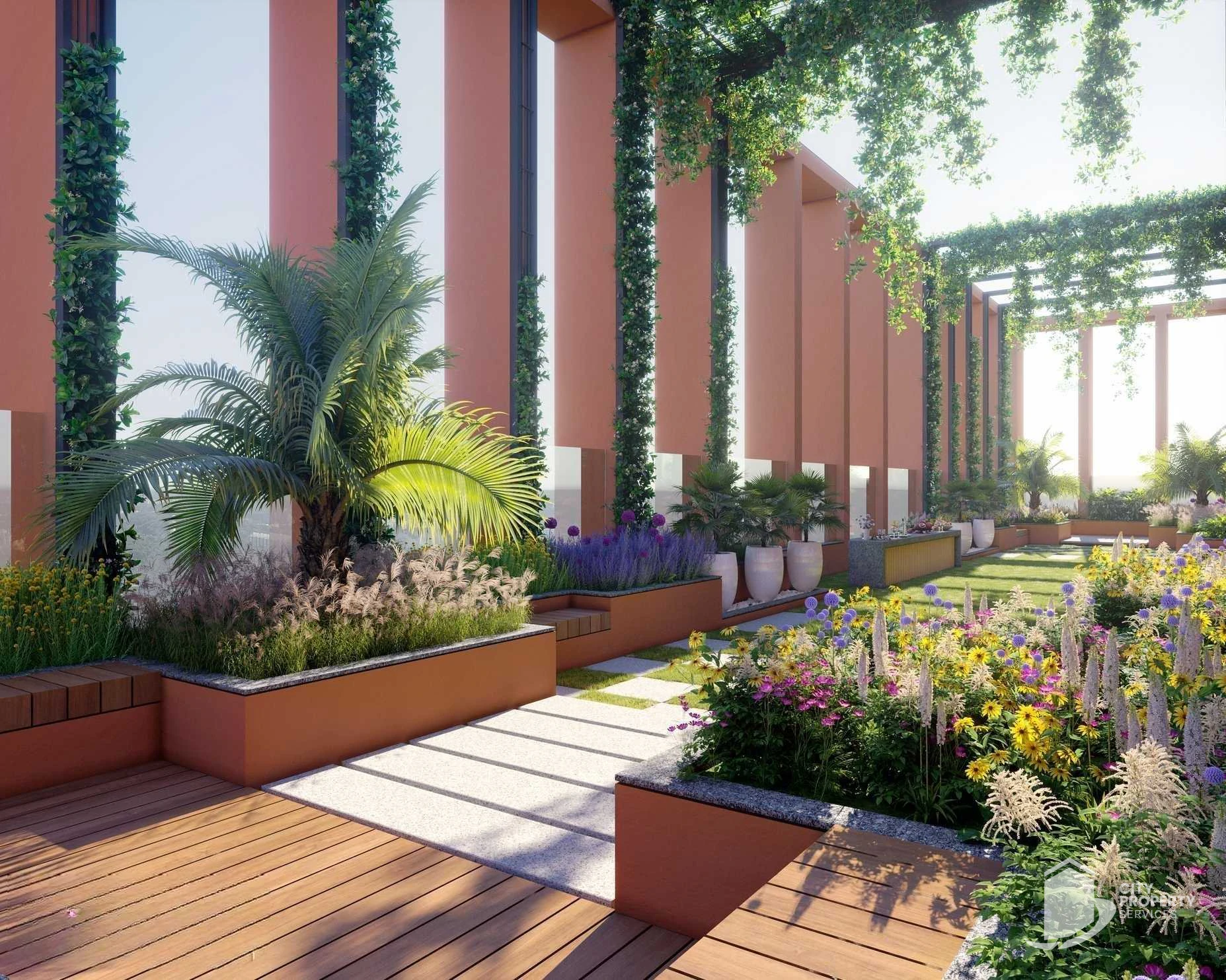 Z Luxuria, Thaltej, landscape | City Property Services