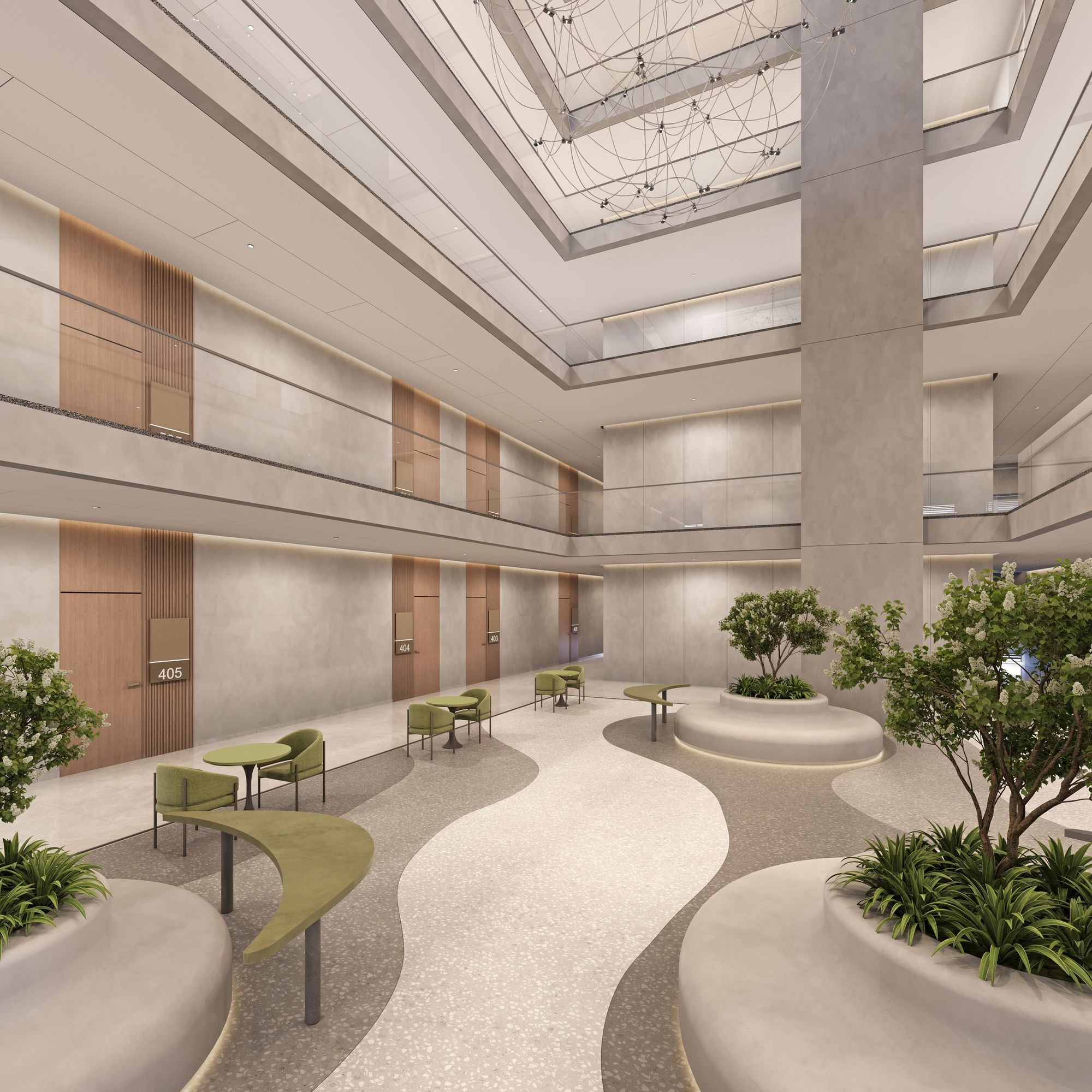Aarvi Arete, Sindhu Bhavan Road — Lobby