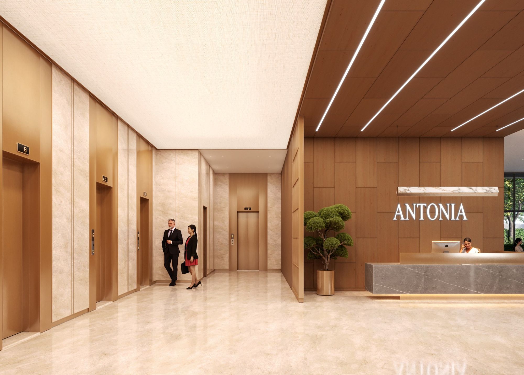 Antonia, Vaishnodevi Circle — Lobby