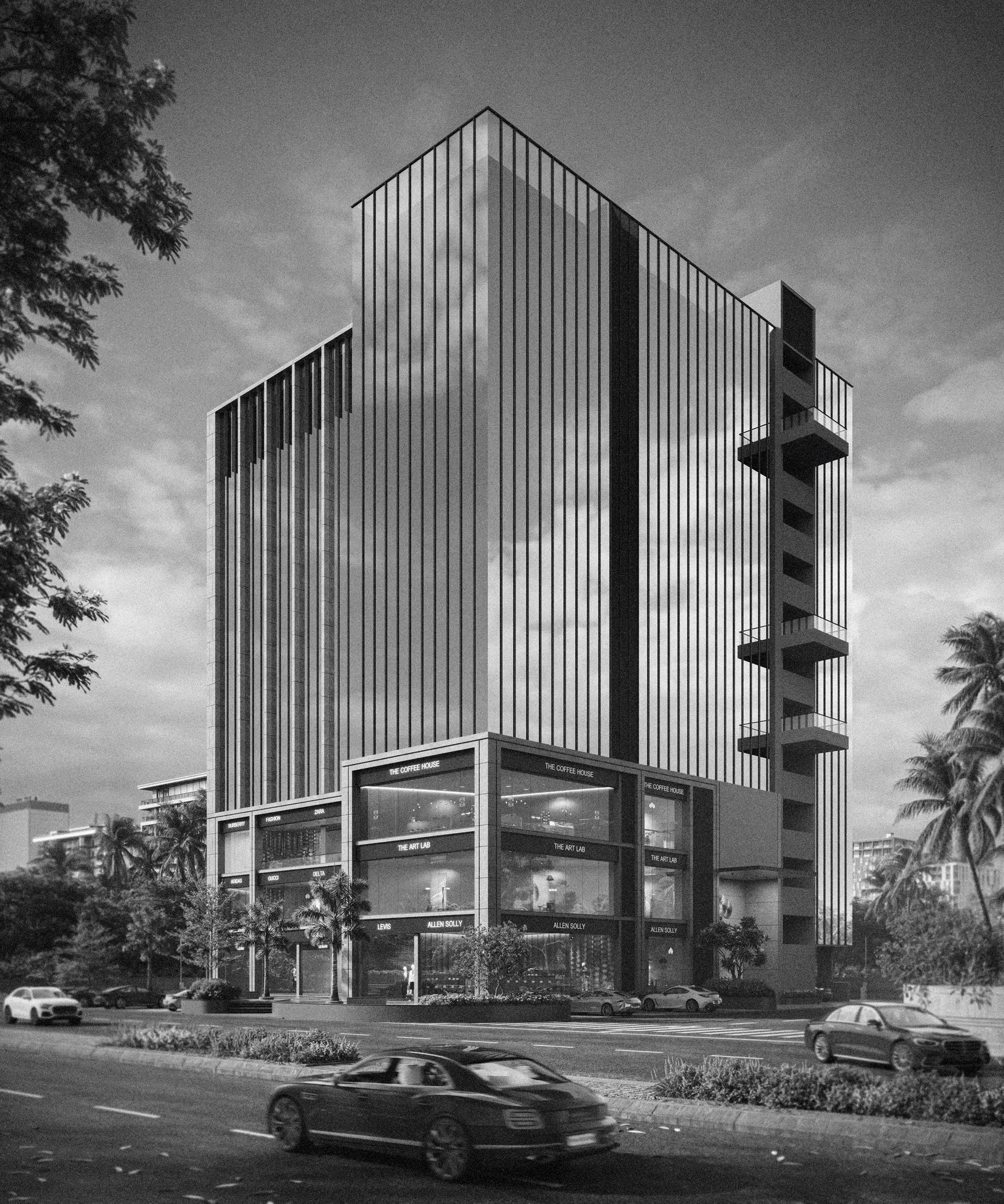 Brillia NXT, Bodakdev — Exterior